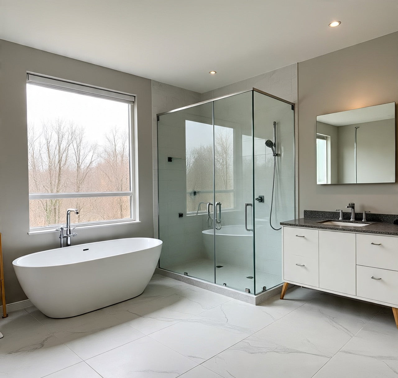 Bathroom Renovation (Tile, Fixtures, Etc.)