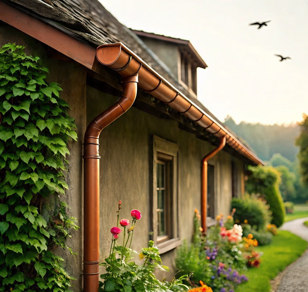 Copper Gutters