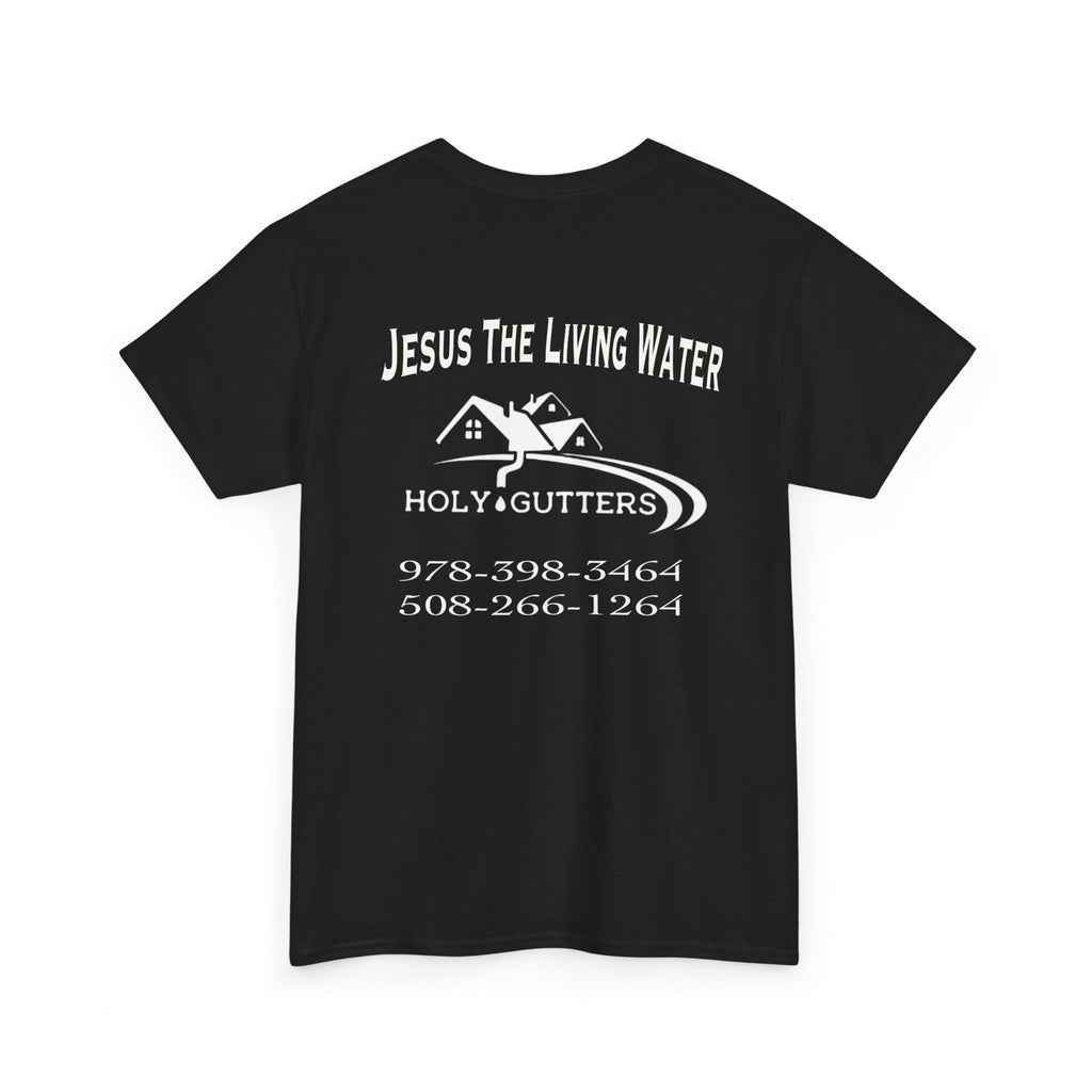 Holy Gutters Black Work Tee