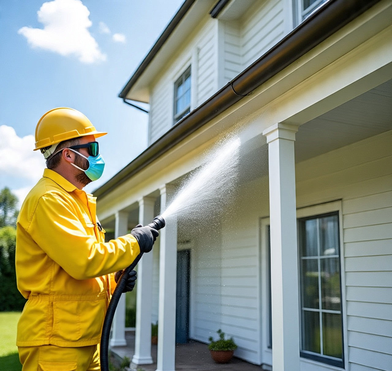 Power Washing (House and Gutters)